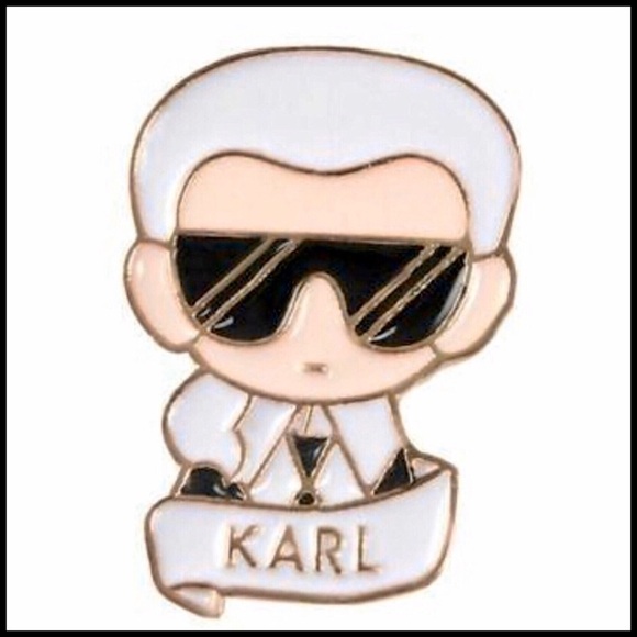 ENAMELED PIN Jewelry - Karl Lagerfeld Enameled Pin NEW
